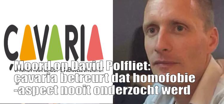Moord op David Polfliet: çavaria betreurt dat homofobie-aspect nooit onderzocht werd