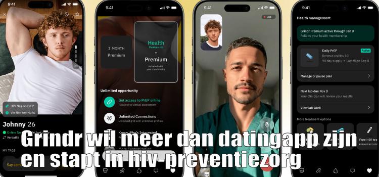 Grindr wil meer dan datingapp zijn en stapt in hiv-preventiezorg